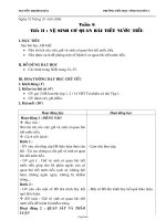 Giáo án Tự nhiên xã hội 3 tuần 6 - Nguyễn Thị Bích Hải - Trường tiểu học Vĩnh Nguyên 1