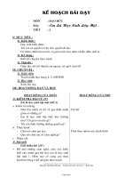 Giáo án Đạo đức 1 tuần 2: Em là học sinh lớp một