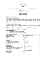 Giáo án Tổng hợp lớp 2 - Tuần dạy 4 năm 2010