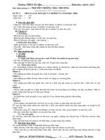 Giáo án Hoạt động ngoài giờ lên lớp - Chủ điểm tháng 9: Truyền thống nhà trường - Tuần 1 đến tuần 34