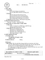 Giáo án lớp 6 môn Vật lí - Tiết 1 - Bài 1 : Đo độ dài