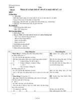 Giáo án khối lớp 3 - Môn Toán - Tuần 5 đến tuần 10