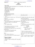 Giáo án Tổng hợp các môn khối 2 - Tuần 31 - Lý Thị Bích Hoa