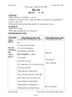 Giáo án giảng dạy môn lớp 1 - Tuần 5 - Trường Tiểu học Tân Xã