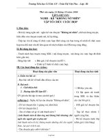 Giáo án Tập làm văn khối 3 tuần 7: Nghe - Kể 