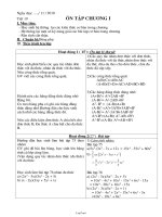 Giáo án môn Đại số 6 - Tiết 19: Ôn tập chương I