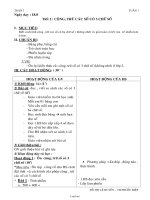 Giáo án Toán 3 Tiết 2: Cộng, trừ các số có 3 chữ số