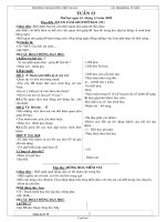 Thiết kế bài dạy các môn lớp 2 năm 2010 - 2011 - Tuần 13