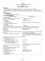 Giáo án giảng dạy môn khối 1 - Tuần 8 năm 2011