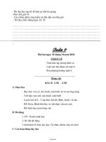 Giáo án môn học Vật lí 6 - Tiết 1 đến tiết 24