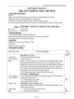 Giáo án môn Hoạt động ngoài giờ lên lớp 7 - Tiết 1: Tìm hiểu truyền thống nhà trường