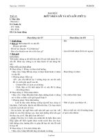 Giáo án khối 2 môn Đạo đức - Tiết 4: Biết nhận lỗi và sửa lỗi (tiết 2)