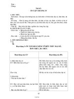 Bài soạn môn Đại số khối 7 - Tiết 65, 66