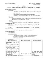 Giáo án Vật lý 6 - Tiết 24 - Bài 21: Một số ứng dụng của sự nở vì nhiệt