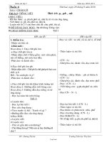 Giáo án các môn lớp 1 (năm 2010 - 2011) - Tuần 6