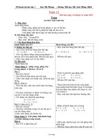 Giáo án giảng dạy môn khối 1 - Tuần 12 - Trường Tiểu học Thị trấn Thống Nhất