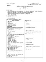 Thiết kế bài dạy tổng hợp lớp 2 - Tuần 6 - Trường Tiểu học B Xuân Phú