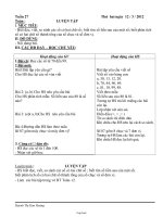 Kế hoạch bài dạy khối 1 (chuẩn kiến thức kĩ năng) - Tuần 27