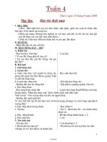Thiết kế bài dạy các môn lớp 2 - Tuần 4