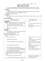 Giáo án Tập làm văn - Tiết: Đáp lời đồng ý - Quan sát tranh, trả lời câu hỏi