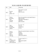 Thiết kế giáo án môn học khối 2 - Tuần 3