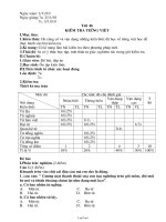 Bài giảng môn học Ngữ văn lớp 7 - Tiết 46: Kiểm tra tiếng Việt (tiếp)