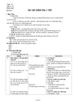 Giáo án môn Vật lí lớp 6 - Tuần 27 - Tiết 27: Ôn tập kiểm tra 1 tiết