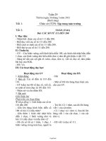 Giáo án Tổng hợp môn lớp 2 - Tuần thứ 29 năm 2012