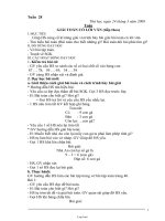 Thiết kế bài dạy các môn học lớp 1 - Tuần 28 năm 2008