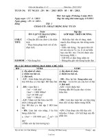 Giáo án lớp ghép 4 + 5 - Năm học 2012 - 2013 - Tuần 34