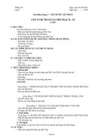 Giáo án môn Hoạt động ngoài giờ lên lớp 6 - Chủ điểm tháng 3 – Tiến bước lên đoàn - Chuẩn bị tham gia hội trại 26 - 03 (2 tiết)