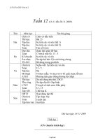 Giáo án các môn khối 2 - Tuần 12 (chuẩn)