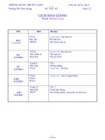 Giáo án các môn lớp 2 (buổi chiều) - Tuần lễ 15