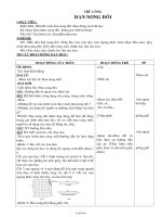 Giáo án Thủ công 3 tuần 22: Đan nong đôi