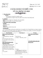 Bài giảng môn học Ngữ văn lớp 7 - Tuần 13 - Tiết 50: Cách làm bài văn biểu cảm về tác phẩm văn học