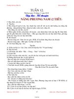 Giáo án Giáo án Buổi 1 Tuần 12 Lớp 3 - Trường tiểu học Bảo Lý