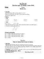 Giáo án môn Đại số khối 8 - Tiết 41 đến tiết 47 - Trường THCS Tôn Thất Thuyết