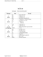 Kế hoạch bài dạy lớp 1 - Nguyễn Thị Liên - Tuần 25