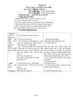Giáo án giảng dạy khối 1 - Trần Thị Thu Tuyết - Tuần 27 năm 2007