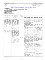 Giáo án Vật lí 6 - Tuần 13 - Tiết 12 - Bài 11: Khối lượng riêng – trọng lượng riêng