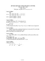 Đề thi chọn học sinh giỏi THCS cấp tỉnh năm học 2004 - 2005 môn: Toán 6 thời gian: 150 phút (không kể thời gian giao đề)