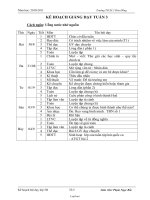 Giáo án Môn Vật lí 6 - Tiết 27 : Kiểm tra