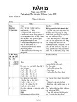 Giáo án các môn lớp ghép 2 + 4 - Tuần 32 năm học 2008