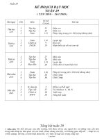 Giáo án Tổng hợp môn lớp 1 - Tuần học 29