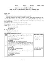 Giáo án Buổi 1 Tuần 24 - Lớp 1 Trường tiểu học Giao Tiến A