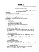 Giáo án trọn bộ lớp 1 - Tuần 4 năm 2011