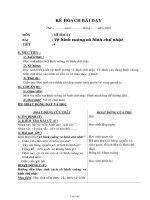 Giáo án Mỹ thuật 1 tuần 8: Vẽ hình vuông và hình chữ nhật