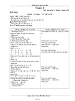 Giáo án giảng dạy khối 1 - Trần Thị Thu Tuyết - Tuần 6