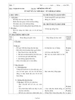 Giáo án Luyện từ và câu 2 - Tiết 7: Mở rộng vốn từ: Từ ngữ về các môn học - từ chỉ hoạt động