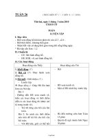 Thiết kế giáo án các môn học lớp 2 - Tuần 26 (chi tiết)